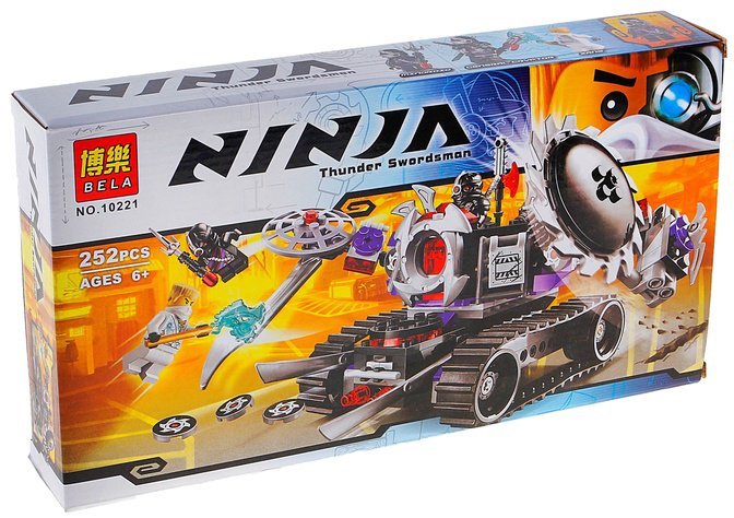 Конструктор Ninja 10221 "Разрушитель", 252 детали