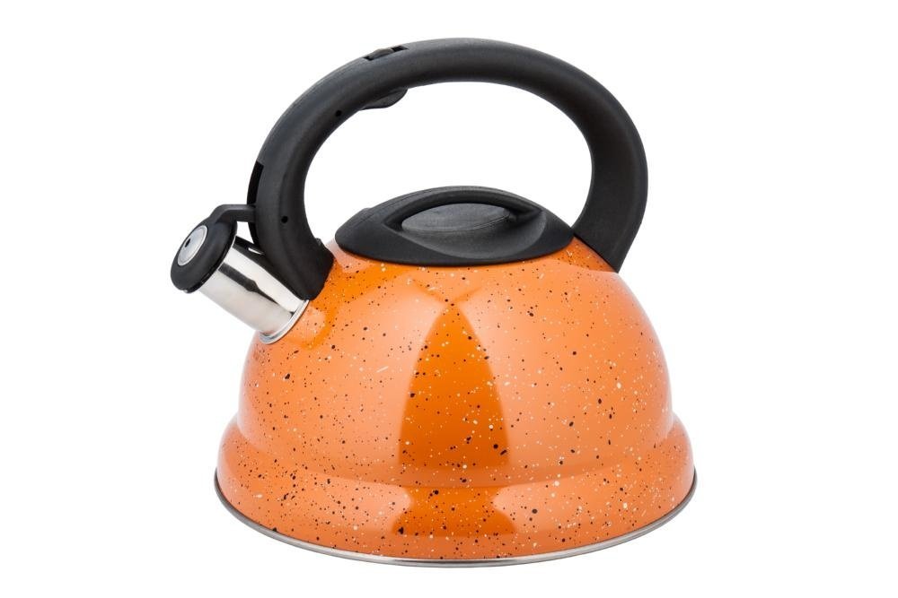 Чайник со свистком KING hoff KH-3787, 3,0 литра, оранжевый