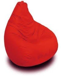 Бескаркасное кресло-мешок Красное XL