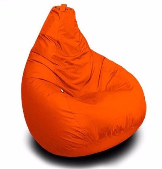 Бескаркасное кресло-мешок Оранжевое XL