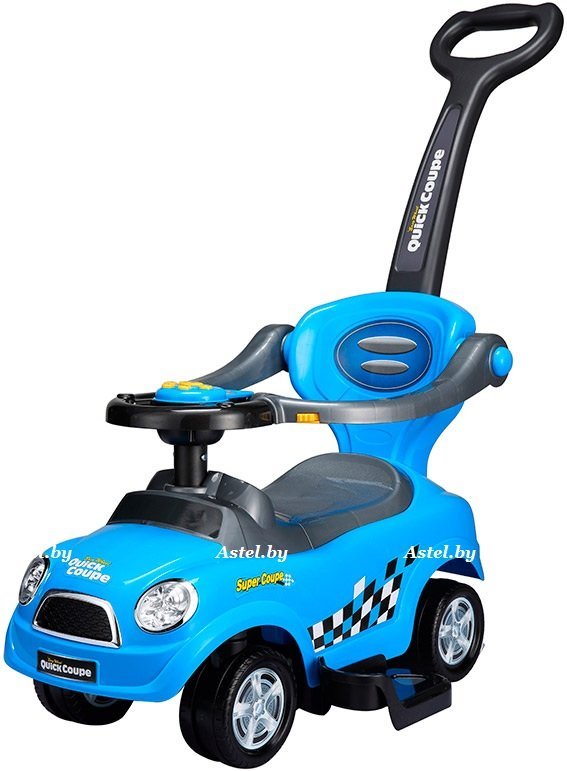 Детская машинка-каталка 3 в 1 Chi lok BO Quick Coupe 321 голубая
