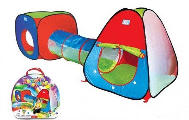 Детская игровая палатка с тоннелем A999-148, 270*78*91 см