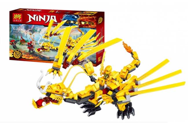Конструктор Lele Ninja " Золотой дракон Ниндзя" 31021, 330 деталей