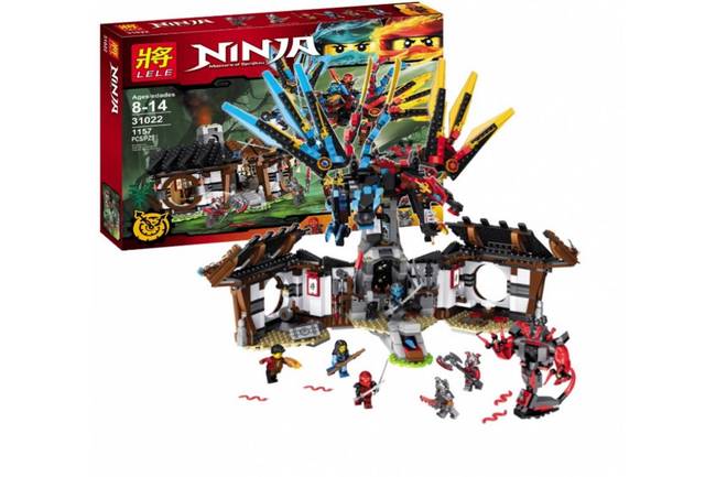 Конструктор Lele Ninja "Кузница Дракона" 31022, 1157 деталей