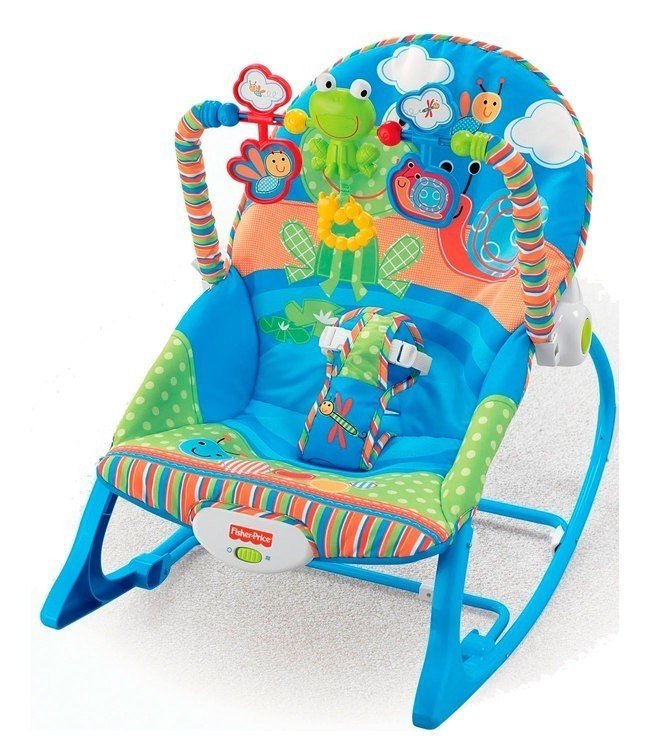 Детское кресло-шезлонг Fisher-Price Лягушонок X7033