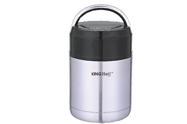 Термос для еды и напитков KINGHoff KH-4374, 0,65 литра