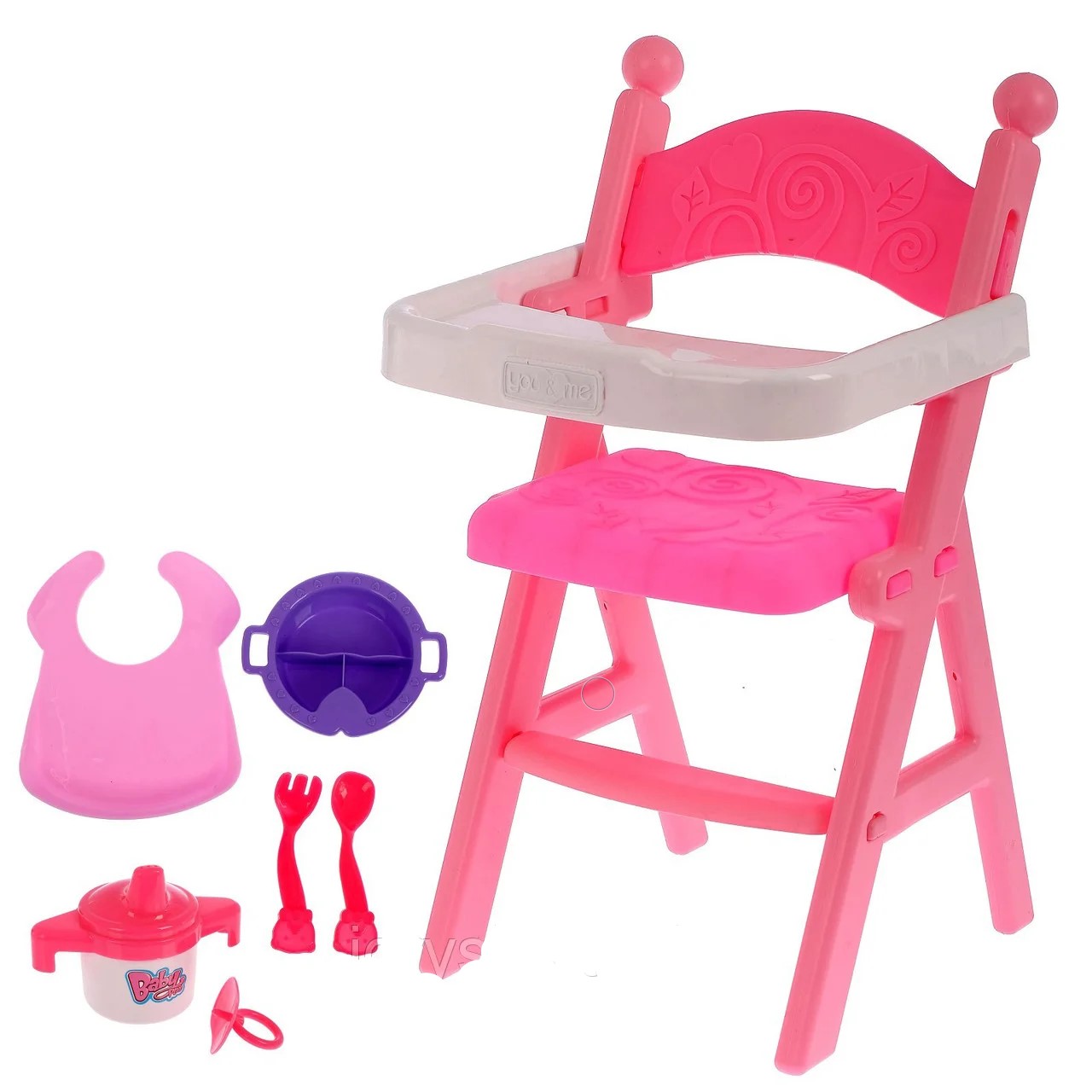 Кукольный стульчик для кормления W0196