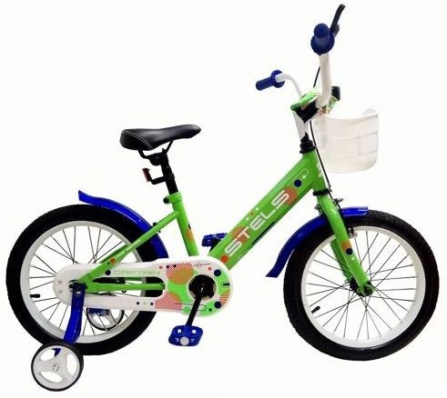 Детский велосипед Stels Captain 16 V010 зеленый