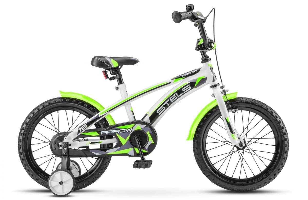 Детский велосипед Stels Arrow 16 V020 (2019) зелёный