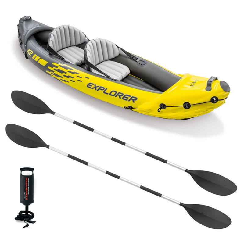 Надувная байдарка Intex 68307 Explorer K2 Kayak 312*91*51 см.