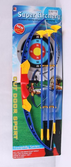 Игрушечный лук со стрелами и мишенью 8901D