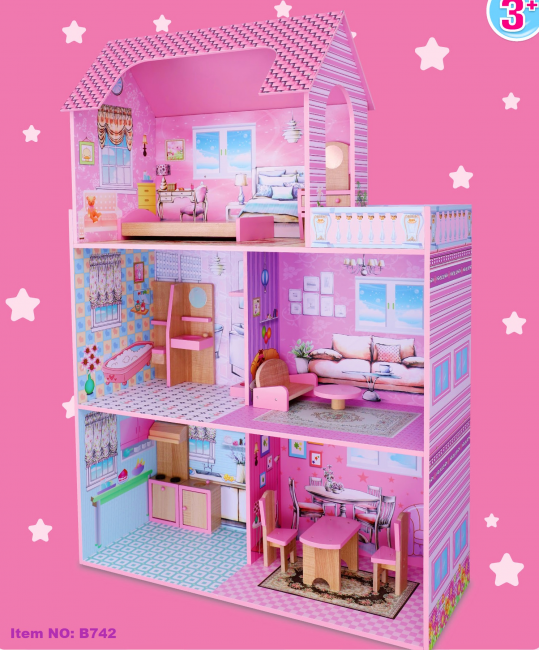Кукольный домик Dream House с мебелью B745