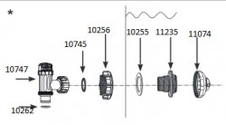 Прокладка уплотнительная Intex 10745 для плунжерных клапанов