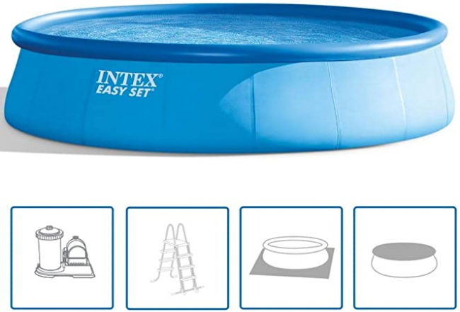 Надувной бассейн Intex 26176NP Easy Set Pool 549x122 см.