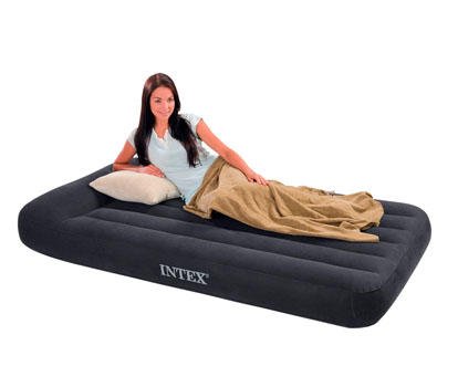 Надувной матрас Intex 66779 Pillow Rest Classic Bed 99*191*30 см., встроенный электронасос 220 В