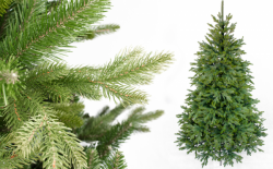 Ель искусственная Сверк с ветками PE Корейская 1,8 метра