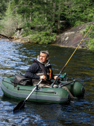 Надувная рыболовная лодка Intex 68381 Big Catch PRO, 165*119*38 см- фото6