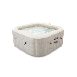 Надувной бассейн джакузи Intex 28446 PureSpa Chevron Deluxe 175 x 175 x 71 см
