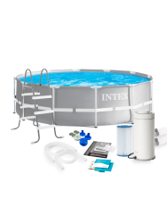 Каркасный бассейн Intex 26706 Prism Frame Pool 305*99 см с лестницей 