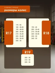 Чехлы для автомобильных колес МАК 70019, 4 шт, 90 см, (S)- фото6