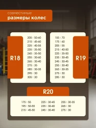 Чехлы для автомобильных колес МАК 70020, 4 шт, 100 см, (М)- фото6