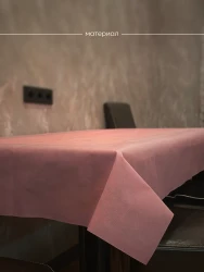 Скатерть на стол, одноразовая розовая, 140х320 см, 5 шт 71432-5(розовый)- фото7