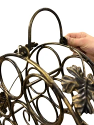 Подставка для бутылок металлическая кованая ПДБ-1-1- фото4