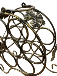 Подставка для бутылок металлическая кованая ПДБ-1-1- фото3