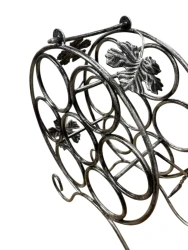 Подставка для бутылок металлическая кованая ПДБ-1-2- фото3