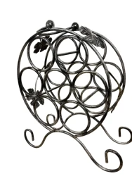 Подставка для бутылок металлическая кованая ПДБ-1-2- фото2