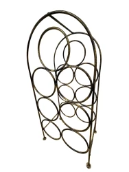 Подставка для бутылок металлическая кованая ПДБ-2-1- фото2