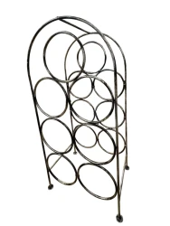 Подставка для бутылок металлическая кованая ПДБ-2-2- фото2