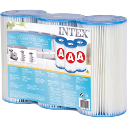 Картриджи типа а 3 шт 29003 INTEX  11х20см